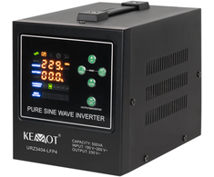 KEMOT PROsinus-500-LFP4 avarinio maitinimo keitiklis su gryna sinusine banga ir įkrovimo funkcija 12V 230V 500VA/300W