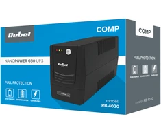 Nepertraukiamo maitinimo šaltinis UPS Rebel modelis Nanopower 650 atsijungus 650VA 360W 230V 50Hz