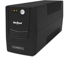 Nepertraukiamo maitinimo šaltinis UPS REBEL modelis Nanopower 1000 atsijungus 1000VA 600W 230V 50Hz