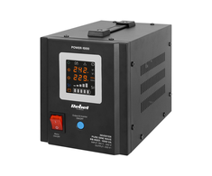 Nepertraukiamo maitinimo šaltinis Rebel POWER-1000 - inverteris su gryna sinusine banga ir įkrovimo funkcija 12V 230V 1000VA 700W