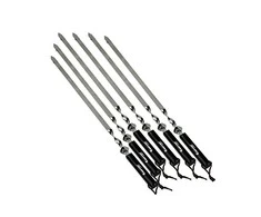 Rinkinys 6 iešmelių rinkinys kebabams, 60 cm ilgio, Master Grilis MG133