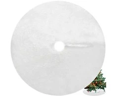 Baltas kilimėlis po eglute 120 cm Ruhhy 22227