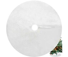 Baltas kilimėlis po eglute 72cm Ruhhy 22225