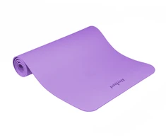 Gimnastikos kilimėlis jogai, pilatesui, fitnesui, 183x61cm, storis 1cm, TPE medžiaga, violetinė, REBEL ACTIVE