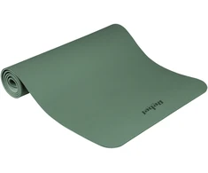 Gimnastikos kilimėlis jogai, pilatesui, fitnesui, 183x61cm, storis 1cm, TPE medžiaga, žalia, REBEL ACTIVE