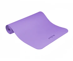 Gimnastikos kilimėlis jogai, pilatesui, fitnesui, 183x61cm, storis 4mm, TPE medžiaga, violetinė, REBEL ACTIVE