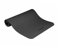 Gimnastikos kilimėlis jogai, pilatesui, fitnesui, 183x61cm, 1cm storio, TPE medžiaga, juodas, REBEL ACTIVE