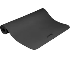 Gimnastikos kilimėlis jogai, pilatesui, fitnesui, 200x90cm, 1cm storio, TPE medžiaga, juodas, REBEL ACTIVE
