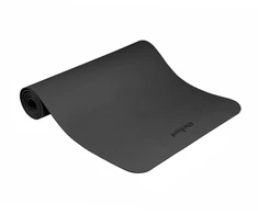 Gimnastikos kilimėlis jogai, pilatesui, fitnesui, 183x61cm, 4mm storio, TPE medžiaga, juodas, REBEL ACTIVE