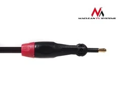 MACLEAN MCTV-642 Maclean MCTV-642 optinio pluošto T-T lizdas - lizdas su dviem kištukais, sukimosi kabelis 0,5 m