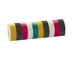 Mega Taśma PVC izoliacinė juosta 19 mm * 0,13 mm * 10 m 10 vnt.