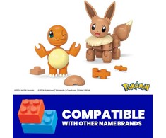 Mega Pokemon Charmander Evee Poke Balle rinkinys