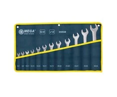 Mega Klucze Atviri raktai 12 vnt. (6 * 7 - 30 * 32 mm), CV