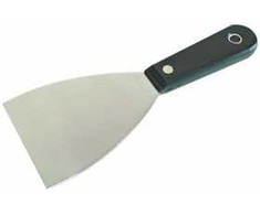 Mega Szpachelka 100 mm poliruota mentelė su plastikine rankena