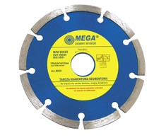 Mega Tarcza Segmentuotas deimantinis diskas (kiet. pumpuras) 115 * 1,9 * 6,8 * 22,2