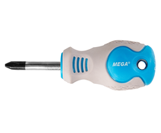 Mega Wkrętak phillips ph2x38mm, CRV, minkštas lietimui