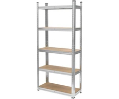 Metalinė sandėlio lentyna 150x70x30 sidabrinė Rebel