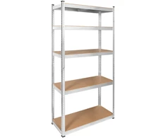 Metalinė sandėlio lentyna 180x90x40 sidabrinė Rebel