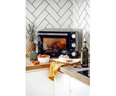 Mikrobangų krosnelė Adler elektrinė orkaitė | AD 6024 | 22 L | 1300 W | Juodas