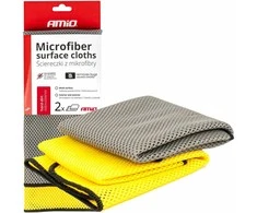 Mikropluošto šluostė 40×40 cm, 280 gsm, 2 vnt. AMIO-03977