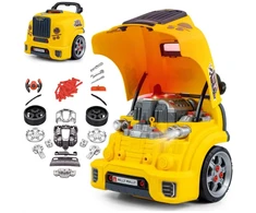 Milly Mally Rinkinys mechanik warsztat variklis rozkręcalny n-gine geltona