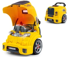 Milly Mally Rinkinys mechanik warsztat variklis rozkręcalny n-gine geltona