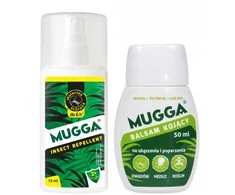 Mugga purškalas 9,5 % nuo uodų ir erkių 75 ml + raminamasis balzamas 50 ml