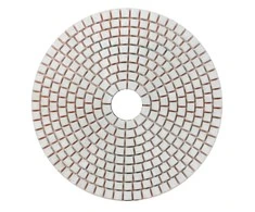 Nakładka Deimantinė danga, poliruota, 100 mm storio, 125 mm, akmens masės/keramikos prolinas