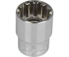 Nasadka CRV 1/2" M15 „Proline“ spline galvutė