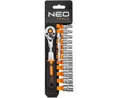 Neo Tools Rinkinys veržliarakčiai 1/4", 14 vnt., CrV