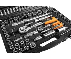 Rinkin Kluczy Nasadowych10-212, 108 VNT, Rosemiary 1/4 ir 1/2, Blades, NEO TOOLS