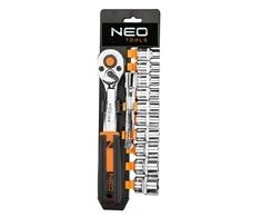 Neo Tools Rinkinys veržliarakčiai 3/8", 12 vnt., CrV