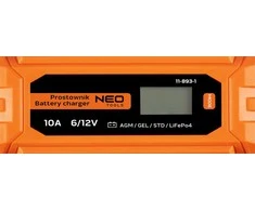 Neo Prostownik, Automatinis įkroviklis 10A/160W, 3-200Ah, rūgštiniams / AGM / GEL akumuliatoriams