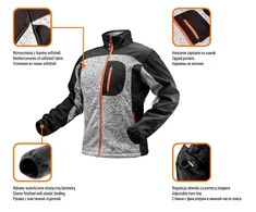 Bluza, Darbinė striukė Neo, 81-555, XXL