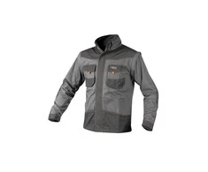 Bluza, 2 viename MEDVILNĖS aptemptas darbinis džemperis, 100 % medvilnė, XXXL dydis
