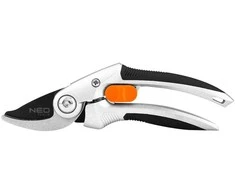 Sekator Šakės genėtuvas 210 mm, ilgis iki 20 mm, aliuminis, TPR guma dengta rankena