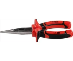 Szczypce Tiesios ilgos replės 160 mm, 1000 V, CrV, poliruotos