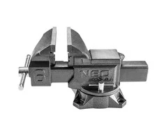 Darbastalio spaustukai NEO 35-010, 150 mm, ketaus, su besisukančiu pagrindu
