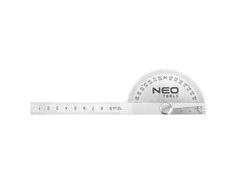 Kampainis su liniuote NEO 72-320 (10 cm, 180°)