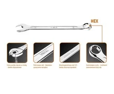 Raktas kombinuotas NEO 10x140 mm