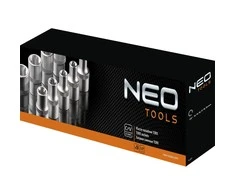 Klucze Antgalių rinkinys Neo Torx 1/2" E10-E24, 9 vnt