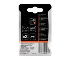 Końcówka Griovelio antgalis M12 x 30 mm, S2, 2 vnt.