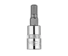 Końcówka H5 šešiakampis antgalis ant 1/4 colio lizdo, trumpas, 37 mm