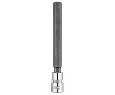 Końcówka H8 šešiakampis antgalis ant 1/4 colio lizdo, ilgas, 87 mm