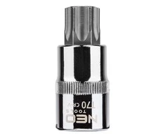 Końcówka NEO Torx galvutė 1/2 "T70 x 55 mm 08-759
