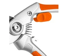 Sekator Priekalinis genėtuvas 210 mm, ilgis iki 20 mm, aliuminis, TPR guma dengta rankena
