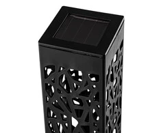 Lampa Saulės energija varomas sodo šviestuvas SMD stulpeliu, 4 vnt.