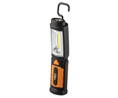 Lampa Baterijomis maitinamas dirbtuvių šviestuvas, 300 lm COB 2 viename + 3 x AA baterijos