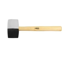 Młotek Guminis plaktukas 63 mm, 680 g, juodai baltas guminis