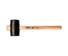 Młotek Neo guminis plaktukas su medine rankena 425g 340mm 25-052